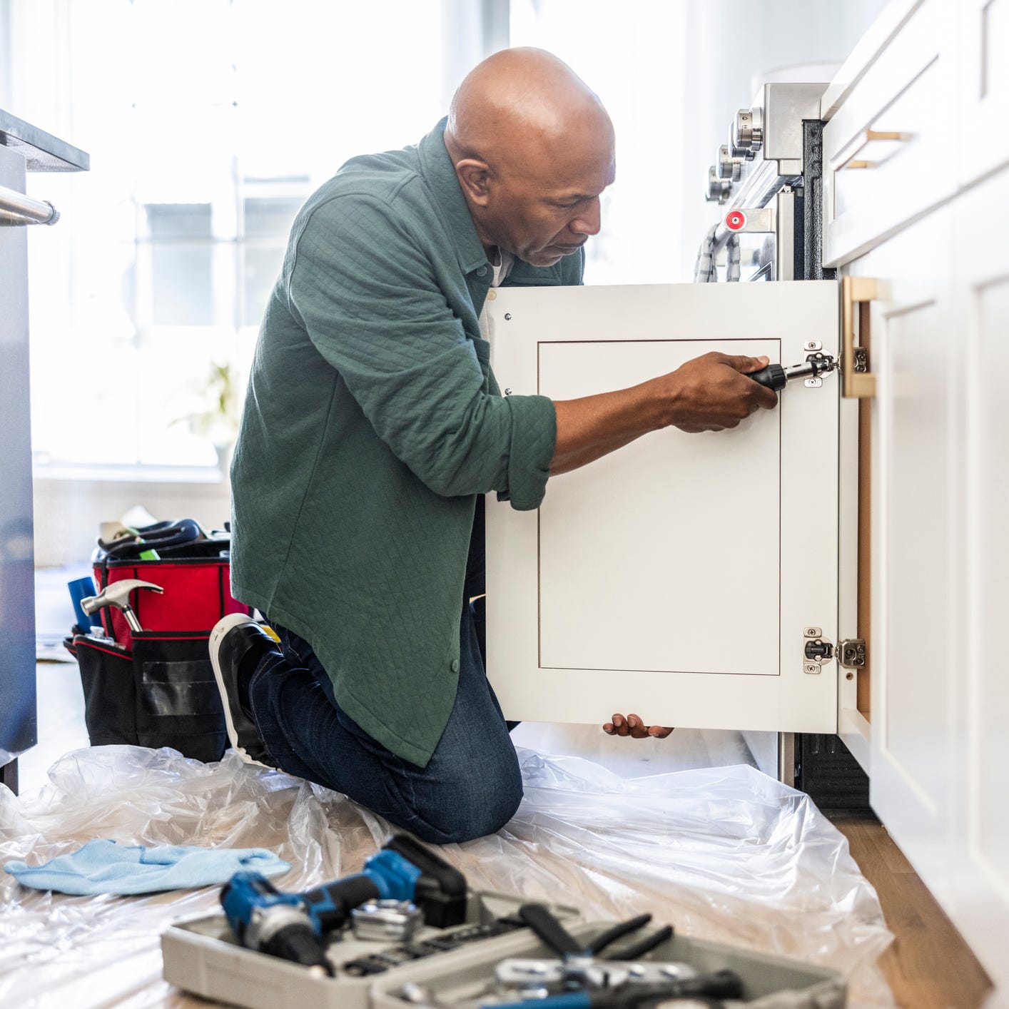 Kitchen cabinet repair